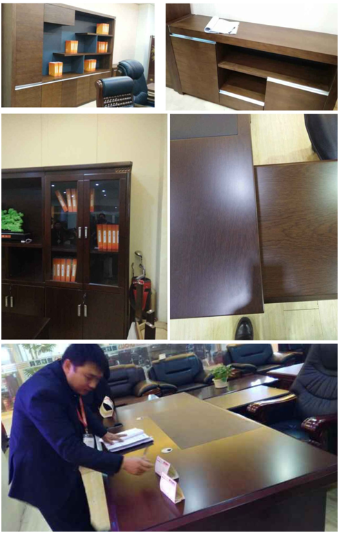 工廠老總檢查產品質量