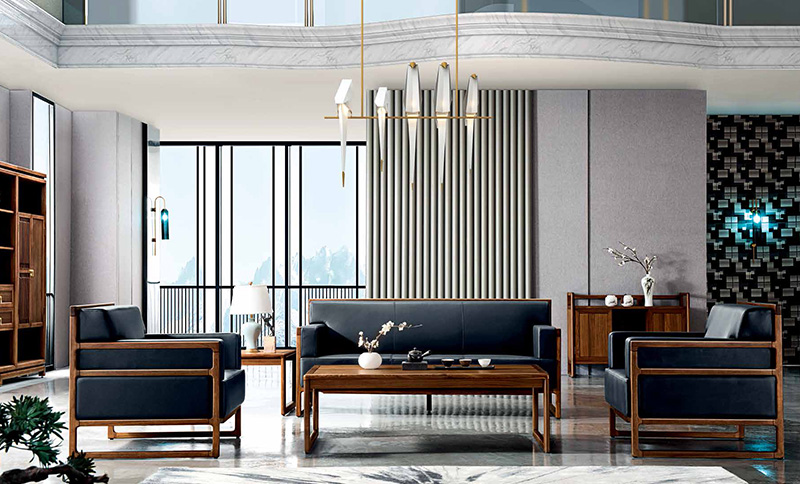 獨具匠心全實木老板總裁辦公室沙發- 小江南係列 獨具匠心全實木老板總裁辦公室沙發- 小江南係列