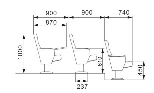 現代戲劇院觀看椅 現代戲劇院觀看椅