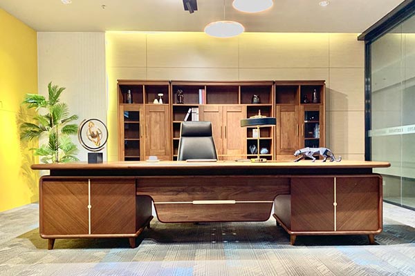 2020全實木辦公家具實木老板桌 妖精网站免费观看家具