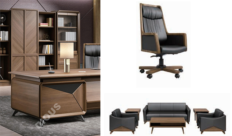 唯藝係列-新中式實木大班台 唯藝係列-新中式實木大班台