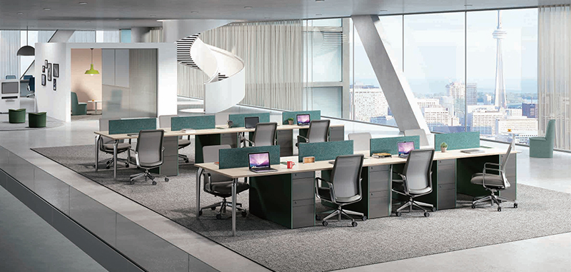 米拉爾係列組合辦公桌椅 米拉爾係列組合辦公桌椅