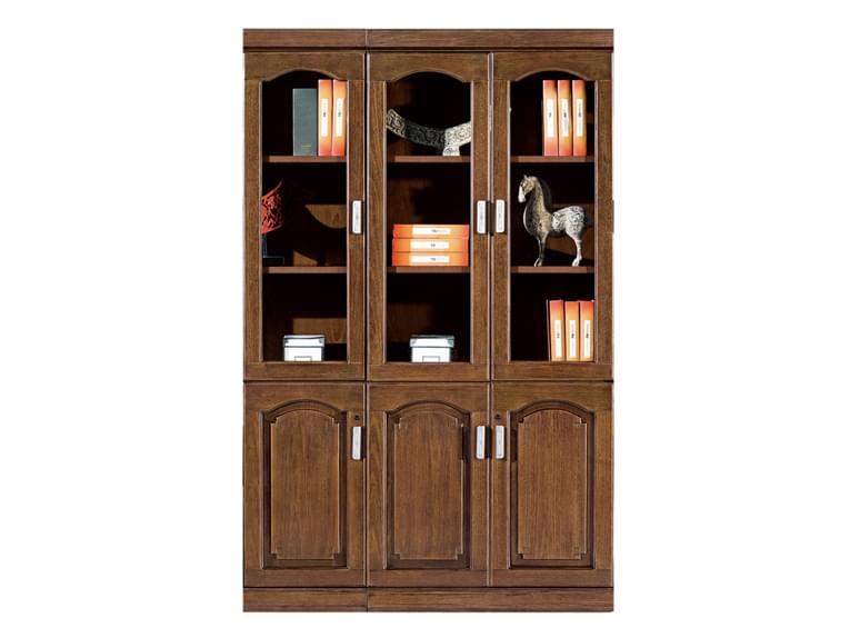 總監經理油漆雞翅木三開文件櫃U605S13-2T