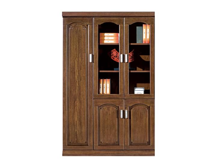 總裁總經理高端雞翅木左兩三開文件櫃U605S13-4T