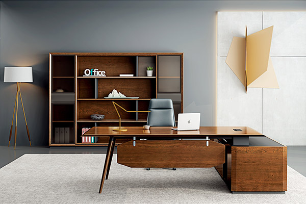 深胡桃漆色總監辦公台辦公班台ME- 小山紋 深胡桃漆色總監辦公台辦公班台ME- 小山紋