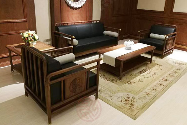 妖精网站免费观看全實木辦公家具實木辦公沙發-明月清風