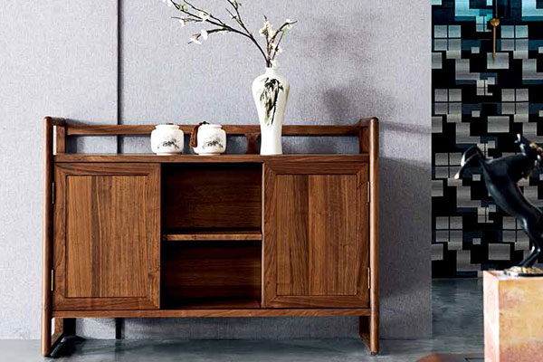 現代實木總裁辦公室茶水櫃-小江南 現代實木總裁辦公室茶水櫃-小江南