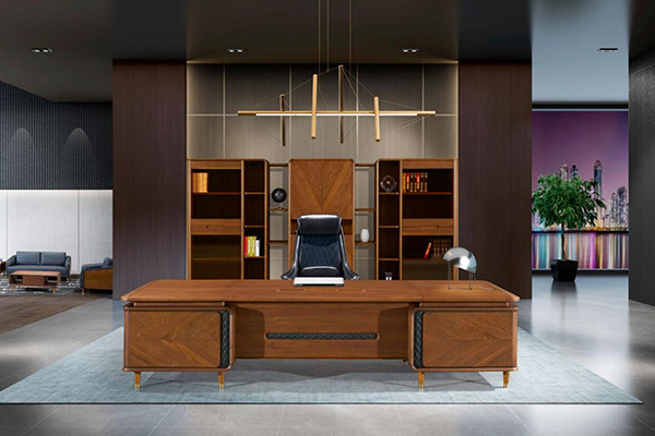 2020新品-乘風係列-胡桃木辦公大班台-妖精网站免费观看家具 2020新品-乘風係列-胡桃木辦公大班台-妖精网站免费观看家具